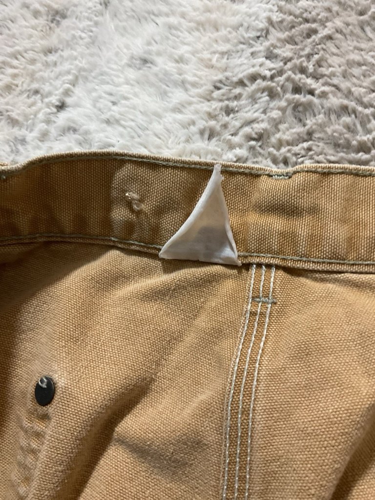 Carhartt Vintage Tan Men’s Double Knees Pants 38 See Measurements — image 3 of 8